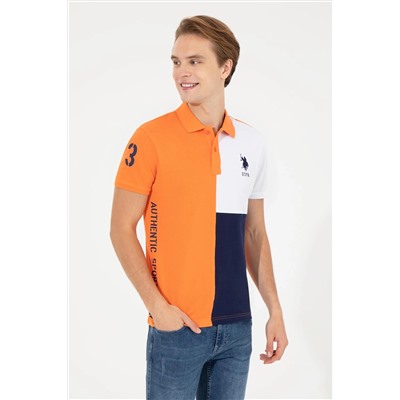 Erkek Turuncu Polo Yaka Tişört