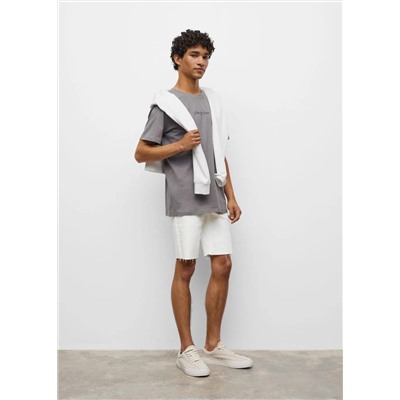 Bermudas denim bajo deshilachado -  Niño | MANGO OUTLET España