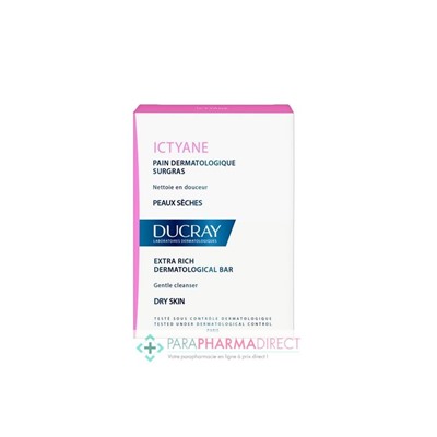 Ducray Ictyane Pain Dermatologique Surgras Visage & Corps 100g