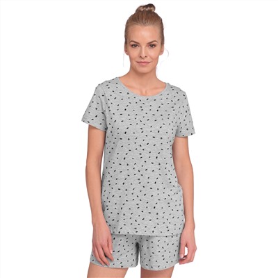 Damen Shorty mit Allover-Print
