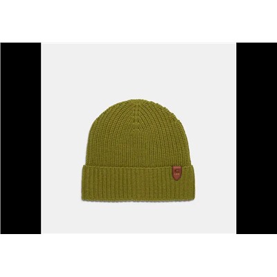 Rib Knit Merino Wool Hat