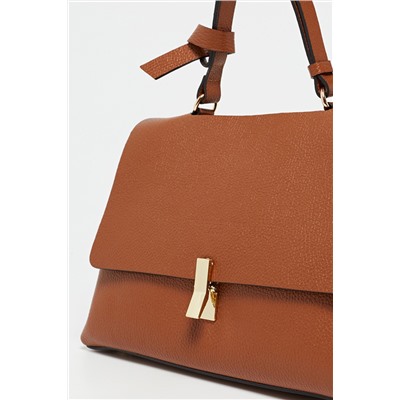 Bolso de piel Cara Camel