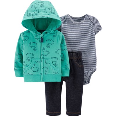 Carter's | Baby 3-Piece Crab Little Jacket Set