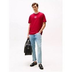 Embroidered Crest Logo T-Shirt