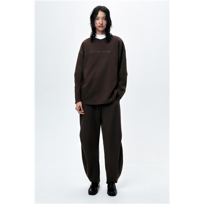 FEW ITEMS LEFT PLUSH JOGGER TROUSERS WITH PLEATS