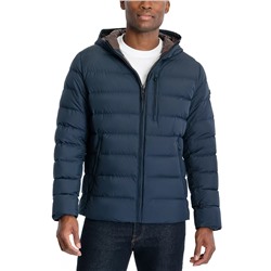 MICHAEL KORS Men's Hooded Puffer Jacket, Created For Macy's