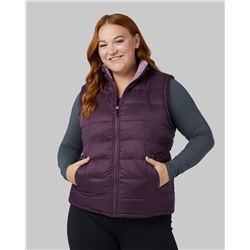 WOMEN'S REVERSIBLE SHERPA-LINED VEST