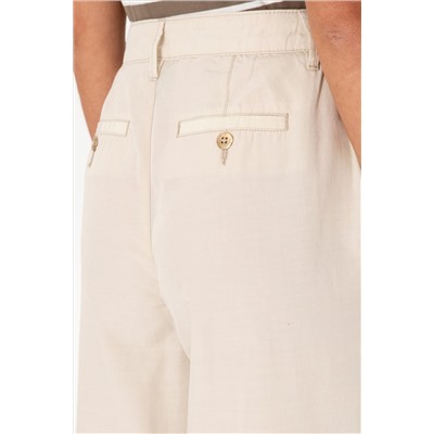 Kadın Taş Loose Fit Kanvas Pantolon