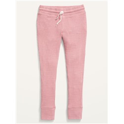 Cozy Rib-Knit Jogger Leggings for Girls