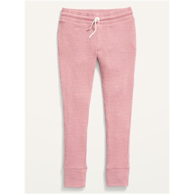 Cozy Rib-Knit Jogger Leggings for Girls