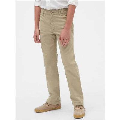 Kids Uniform Straight Khakis with Gap Shield
