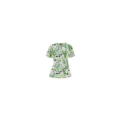 Zoe + Chloe Scrubs Dottie V-Neck Print Top