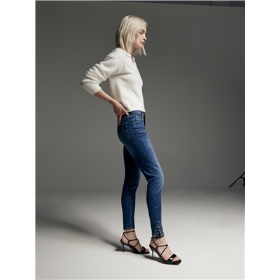 Slim-Jeans mit mittlerer Leibhöhe