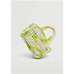 Mini bolso trenzado -  Mujer | MANGO OUTLET Melilla