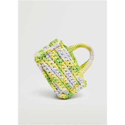 Mini bolso trenzado -  Mujer | MANGO OUTLET Melilla