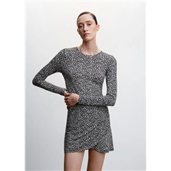 Vestido estampado flores -  Mujer | MANGO OUTLET España
