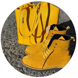 AB.Z. 27001/2 OCRA — С ДВОЙНЫМИ ШНУРКАМИ+PELLE MOCHILA AMARILLO