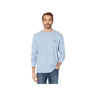 U.S. POLO ASSN. Long Sleeve Crew Neck Solid Thermal Shirt