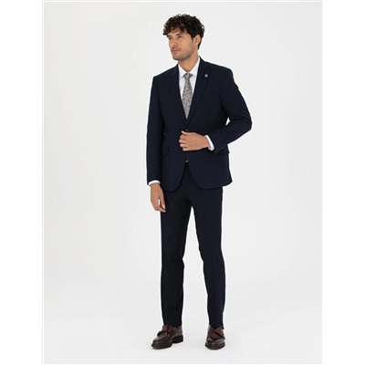 Lacivert Slim Fit Takım Elbise