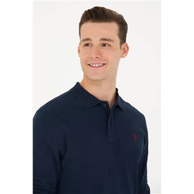 Erkek Lacivert Basic Sweatshirt
