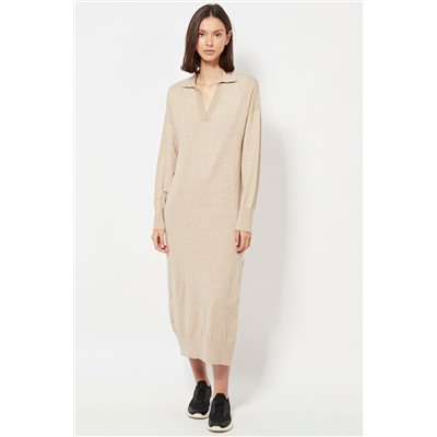 Vestido polo - Beige