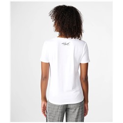 KARL HEAD PATCH V-NECK TEE