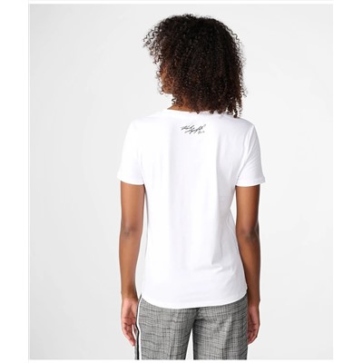 KARL HEAD PATCH V-NECK TEE