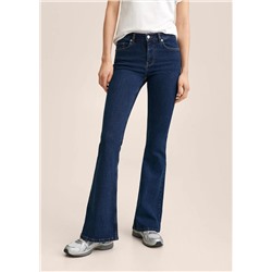 Jeans flare tiro medio -  Mujer | MANGO OUTLET España