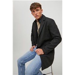 Chaqueta efecto doble prenda Gris oscuro