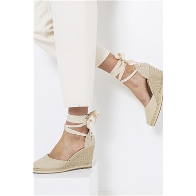 Sandalias de cuña Blanco