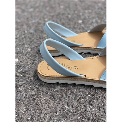 Босоножки от испанского производителья Ab.Zapatos Cruz-Yute celeste АКЦИЯ