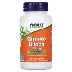 Ginkgo Biloba 60 cap NOW