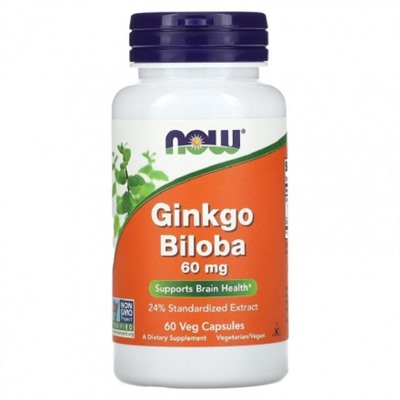 Ginkgo Biloba 60 cap NOW