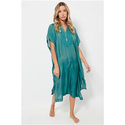 Camisón de seda - Verde menta