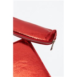 Estuche y agenda de rayas Rojo