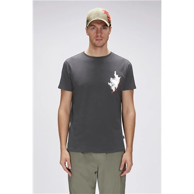 Bad Bear, Erkek Antrasit Gerald T-shirt Tshirt 25.01.07.031-c118