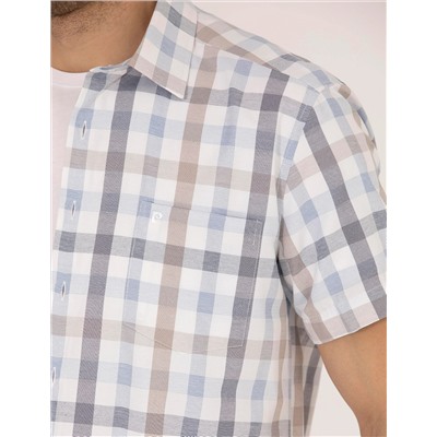 Mavi Regular Fit Kısa Kollu Gömlek