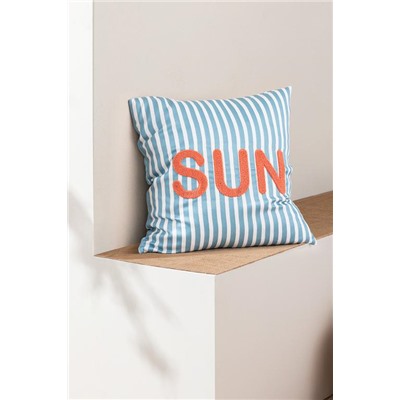 Sun Kırlent Kılıfı - Mavi - 43x43 cm - Yat Koleksiyon