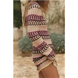 TEXTURED KNIT SHORT DRESS