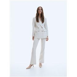 Doppelreihiger Blazer aus Viskosemischung