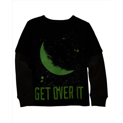 Glow-In-The-Dark Layered-Look Space Tee
