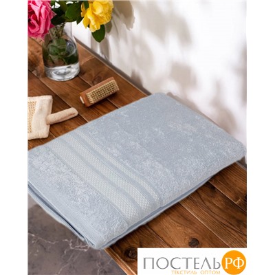 Полотенце Kарвен "PETEK BORDUR DUZ "Lux Cotton 50*90 1шт махра H 5159 acik mavi