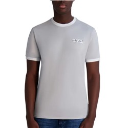Karl Lagerfeld Paris Logo Cotton T-Shirt