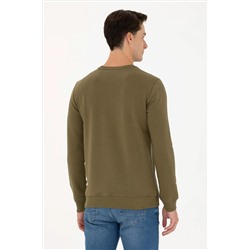 Erkek Haki Sweatshirt