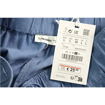 Женские хлопковые брюки PULL&BEAR ОРИГИНАЛ!