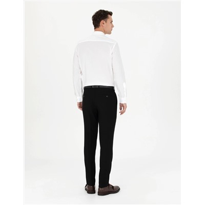 Siyah Ekstra Slim Fit Kumaş Pantolon