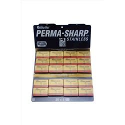 Gillette, Permasharp 5 Li Jilet 20 Li Paket