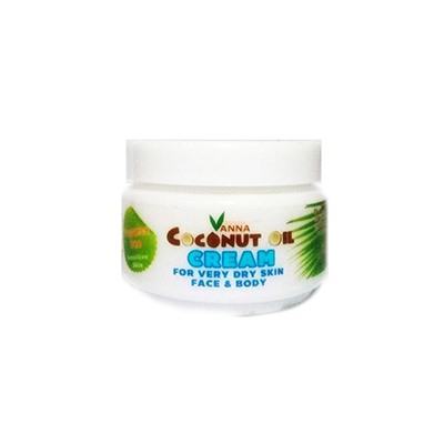 Крем с кокосовым маслом для лица и тела от Vanna 50 гр / Vanna Coconut Oil Cream For Very Dry Skin Face & Body 50 g