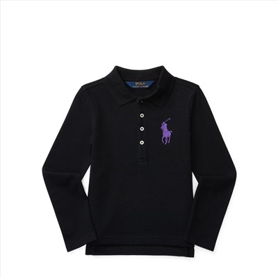 BIG PONY STRETCH MESH POLO