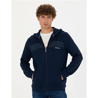 Lacivert Regular Fit Hırka